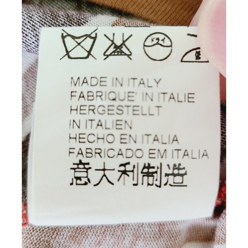 Missoni Women's Baby Doll Dress 4 Colorblock Stripes Orange Brown Mini - Picture 10 of 15